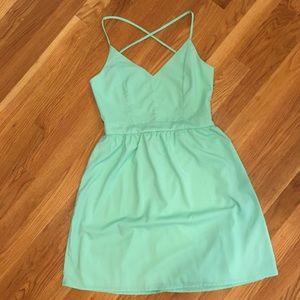 Mint cross back dress from Tobi, size small
